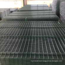 Green Color Powder Coated High Security 358 Mesh Clear View Fencing